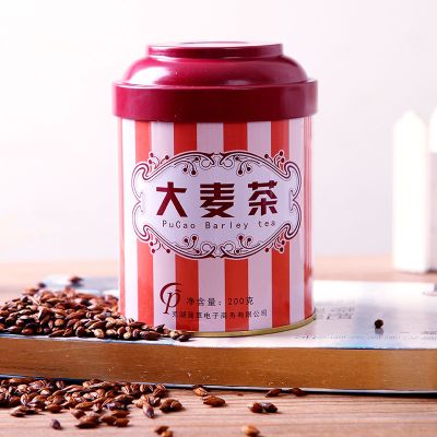 大麦茶原味浓香型宜搭配苦荞茶罐装非袋泡茶可搭荞麦茶 [铁罐]大麦200g[买2送蘑菇杯]