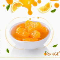 新鲜水果橘子罐头 桔子罐头玻璃瓶水果罐头 桔子245gX5瓶装