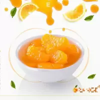 新鲜水果橘子罐头 桔子罐头玻璃瓶水果罐头 桔子245gX6瓶装