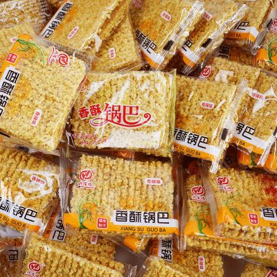 安徽特产手工糯米小米香酥锅巴网红小吃原味麻辣零食散装休闲食品