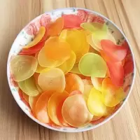 虾片自己炸鲜虾片彩色虾片膨化食品鲜鲜鲜