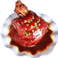 正宗猪蹄肘子卤香味含黄豆肉类熟食卤味600g前蹄真空包装