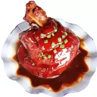 正宗猪蹄肘子卤香味含黄豆肉类熟食卤味600g前蹄真空包装