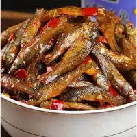特产香辣柴火鱼干下饭菜毛毛小鱼仔无豆豉鱼即食零食