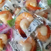 真空即食贝贝虾对虾海鲜特产办公室零食小吃