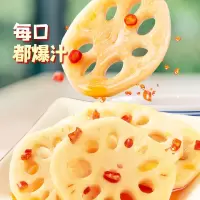 卤脆藕片10包16g莲藕微辣素食独立包装休闲零食小吃网红特产