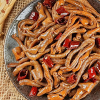 口味川味麻辣鸭肠冷吃即食熟食香辣下酒菜卤味