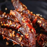 牛肉干特产麻辣味8包200g独立小包装宿舍零食批发