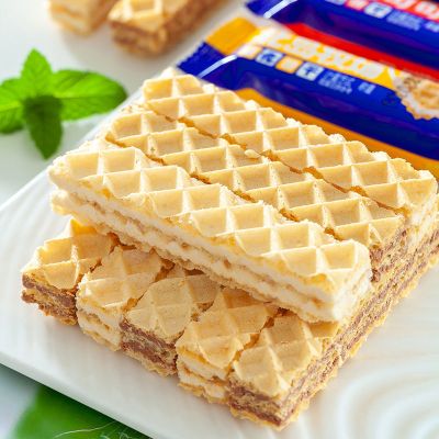 [买40送48]道牛乳味巧克力夹心饼干威化饼干日式巧克力棒