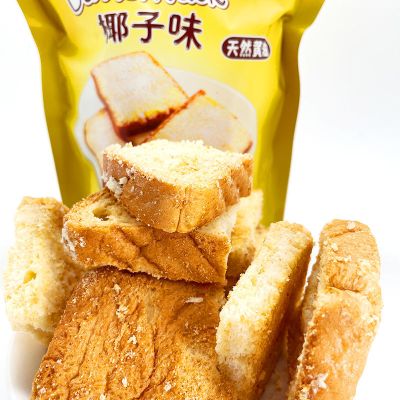 黄油面包干椰子香蒜味100g/袋早餐追剧充饥休闲网红零食品
