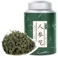 人参花茶新鲜晒干东北长白山8年人参大花蕾人生花人参花 8年人参花1罐150克