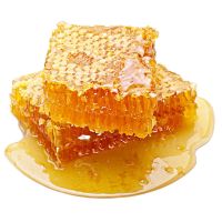 蜂巢蜜嚼着吃的盒装蜂蜜纯正天然非农家自产蜂巢蜂窝蜜一斤装 特价蜂巢蜜500克一盒[送木勺]