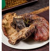 正宗松杉灵芝纯灵芝铁杉灵芝木灵芝干品可 野 松杉灵芝100克(切片)
