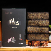 高品质黑茶金花茯砖茶安化黑茶正宗正品陈年老料收藏