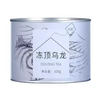 冻顶乌龙茶 新茶高山乌龙茶原产可冷泡茶罐装100g