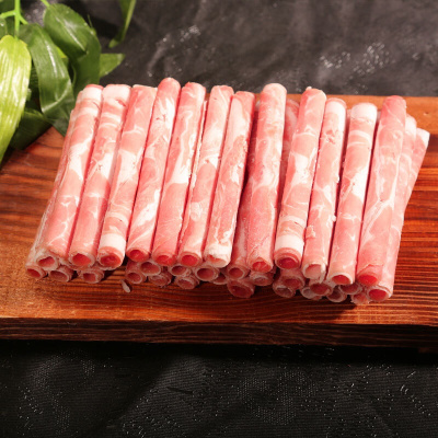 羔羊肉卷新鲜清真羊肉片火锅肥调理羊卷涮羊肉 500g