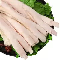 现杀牛蹄筋新鲜生牛蹄筋黄牛蹄筋牛板筋新鲜牛肉烧烤火锅凉拌食材 2斤新鲜整条牛蹄筋