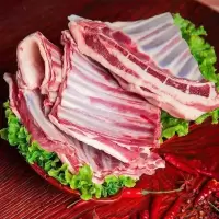 [新鲜羊排]羊排尖羊排块羊骨头小羊排羊排新鲜肋排羊肉送料包 新鲜羊排块[4斤装]贵一点好很多