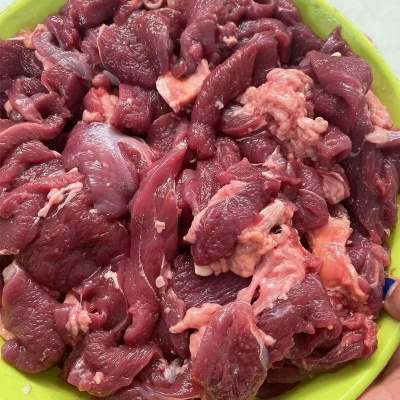 [牛碎肉]甘肃秦川黄牛牛碎肉 4斤牛碎肉