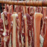 500g日晒土猪腊肉农家风味咸肉腌制风干 非烟熏