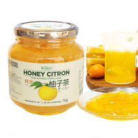 原装进口新蜂蜜柚子茶1kg/瓶果味茶果酱冲饮罐装冲泡饮料