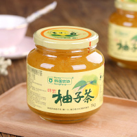 原装进口蜂蜜柚子茶1000g果味茶酱冲饮1KG大罐冷热饮冲泡