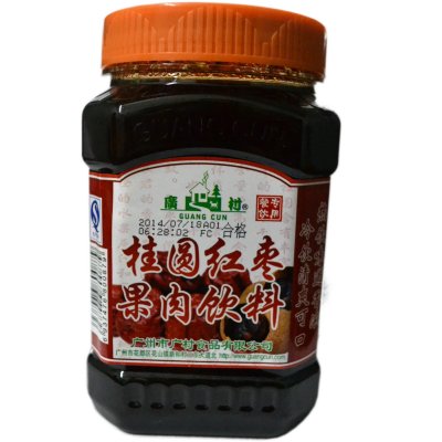 桂圆红枣茶酱 蜂蜜果味茶含果肉1kg瓶装冲饮品 热饮茶
