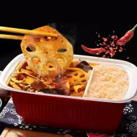 懒人免煮自热小微火锅方便速食即食素菜牛肚肉米饭网红火锅