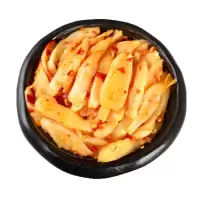 重庆四川农家泡姜嫩姜片仔姜下饭菜新鲜腌制榨菜泡菜咸菜萝卜干 剁椒姜片250克