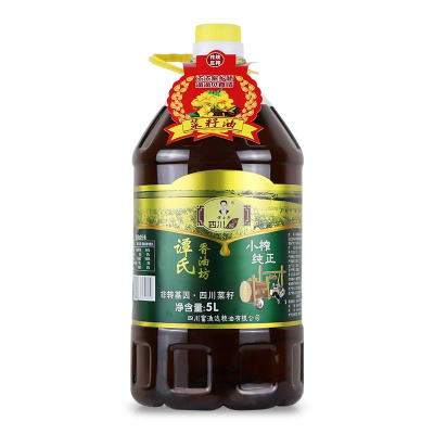 小榨纯正菜籽油农家自榨 菜油粮油食用油5L