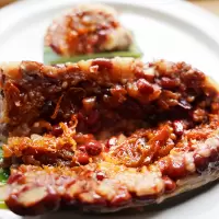 农家红豆清水粽子早餐龙游端午传统红豆蜜枣粽甜粽