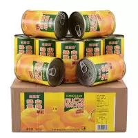 新鲜黄桃罐头整箱12罐装*425g砀山特产糖水水果罐头4罐烘焙批发