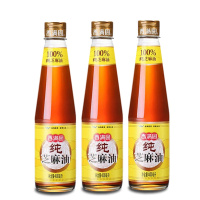 芝麻油400ml 食用油 凉拌调味烹饪火锅 纯香油日期新鲜