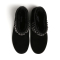 Belle/百丽冬季专柜同款黑色二层牛皮女中靴（假毛里）Q5P2DDZ6