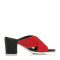 JoyPeace真美诗夏季专柜同款红色羊皮女凉拖鞋ZS302BT6