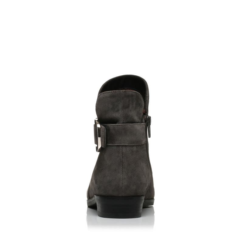 STACCATO/思加图冬季专柜同款灰色羊绒皮绒里女皮靴9KH18DD6图片
