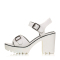 BASTO/百思图夏季专柜同款白色牛皮时尚粗高跟女皮凉鞋TVU01BL6