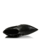 STACCATO/思加图年冬季专柜同款黑色羊皮尖头短筒女皮靴9J411DZ7