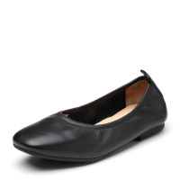 Bata/拔佳2019春新款专柜同款羊皮革浅口奶奶鞋女单鞋9BR04AQ9