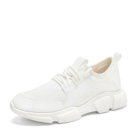 Bata/拔佳2019春新款专柜同款简约系带运动休闲女鞋R1801AM9