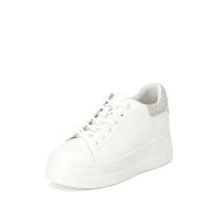 millie's/妙丽2019秋专柜同款牛皮厚底小白鞋女休闲鞋95913CM9