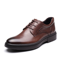 bata/拔佳2019冬专柜同款英伦擦色牛皮革商务男士正装鞋YM050DM9