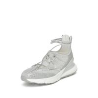 思加图2020春季新款水钻后拉链网布女皮鞋9EY28AQ0