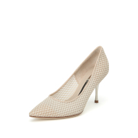 思加图2020春季新款浅口高跟网布女单鞋9S664AQ0