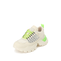 思加图2020春季新款休闲满帮牛皮革/网布/PVC女老爹鞋A8398AM0