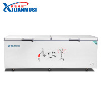 西联姆斯 Xilianms 1100升 冷藏冷冻转换柜 卧式冰柜 商用大冷柜 BD/BC-1100