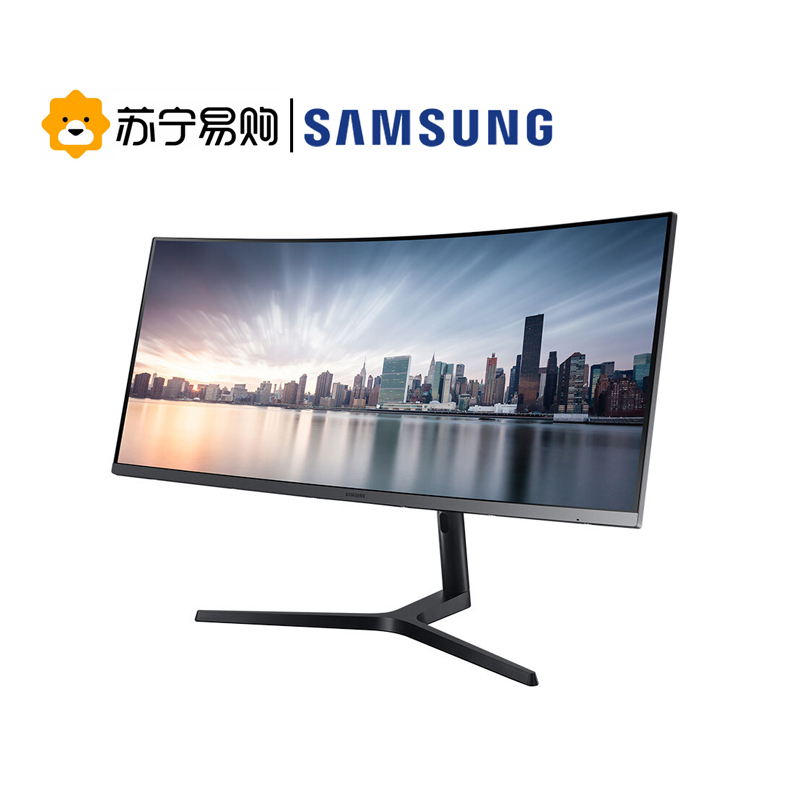 三星(SAMSUNG) 34英寸 曲面液晶显示器 21:9 100HZ 广色域 专业电竞电脑显示器C34H890WJC