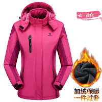 旅行者 户外服装冲锋衣男加绒加厚秋冬防水透气冲锋衣裤防寒登山服