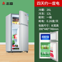 志高(CHIG0)一级节能小冰箱家用小型宿舍租房用省电办公室出租房冰箱_银色①①⑧一级能效款