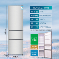 荣事达(Royalstar)冰箱家用大容量177218双开门1.6米中型宿舍租房无霜一级节能省电_177双门银一能效抽屉